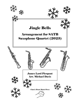 Jingle Bells: SATB Saxophone Quartet