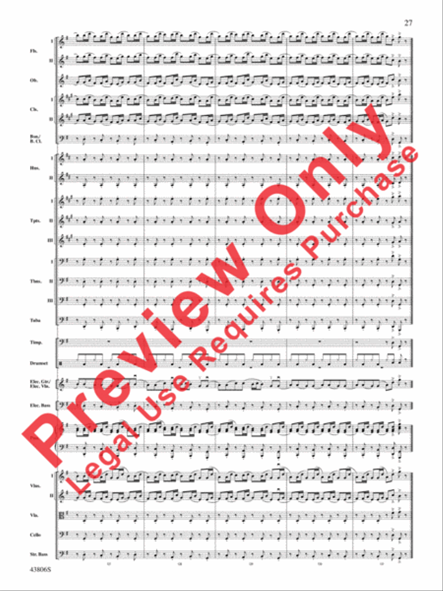 A Mad Russian's Christmas Full Orchestra scores gallery preview page 55