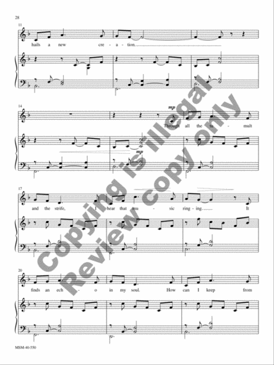 Sing Praise Voice Solo scores gallery preview page 17