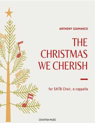 Book cover for The Christmas We Cherish - SATB, choir, a cap.