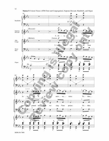 Lord, You Call Us (Choral Score) image number null