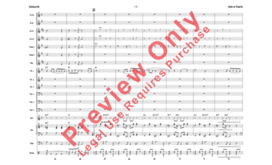 Horn of Puente Jazz Ensemble scores gallery preview page 24