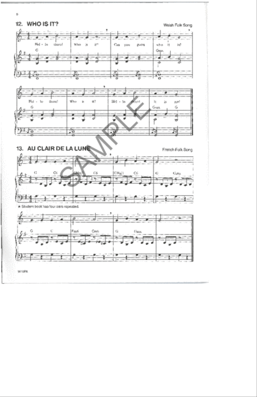 Best in Class Recorder Method - Piano/Guitar Accompaniment Recorder scores gallery preview page 2