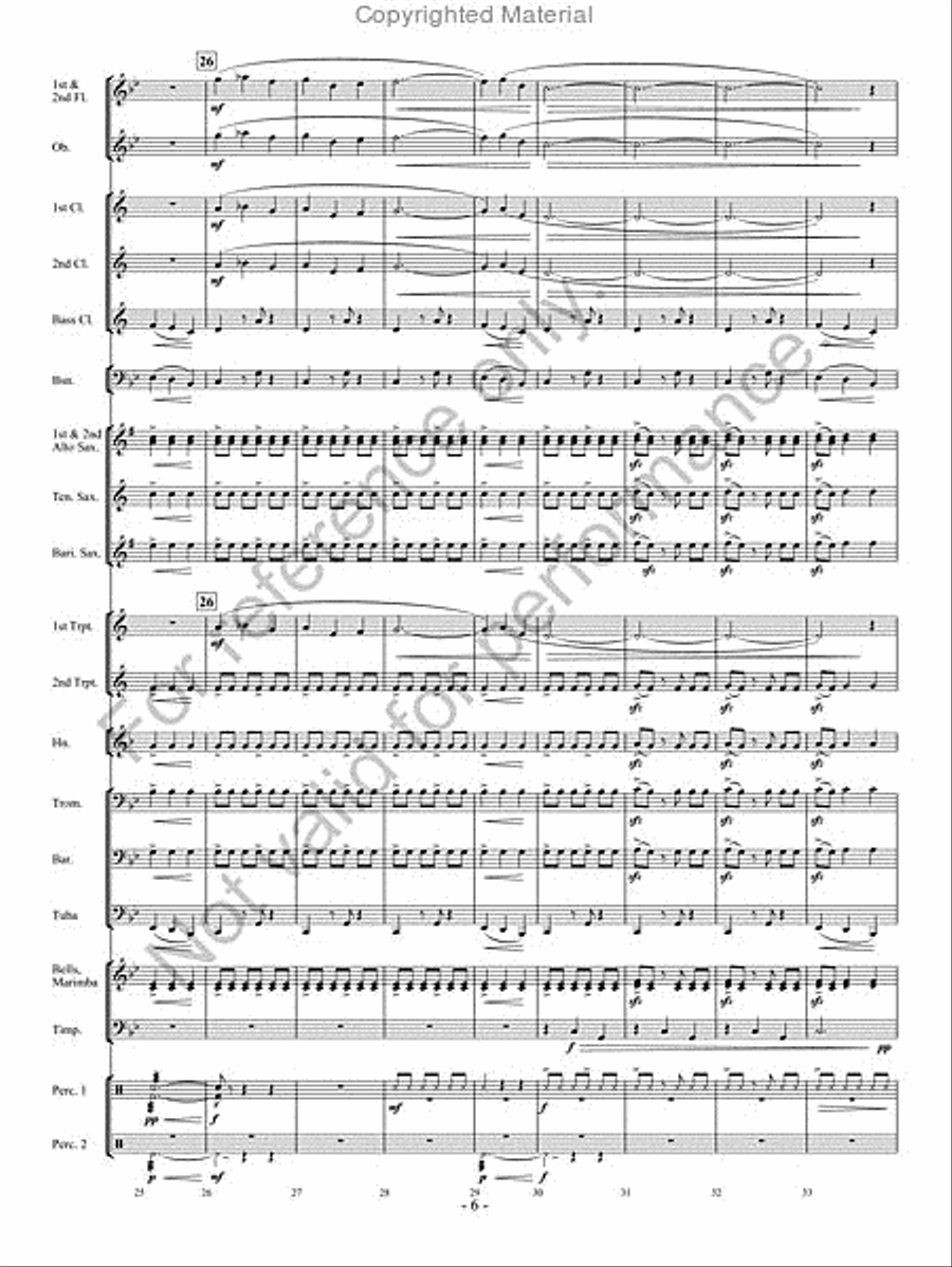 The Phantom Herd Concert Band scores gallery preview page 5