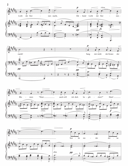 GADE: Deine Stimme lass ertönen, Op. 24 no. 1 (transposed to B major)
