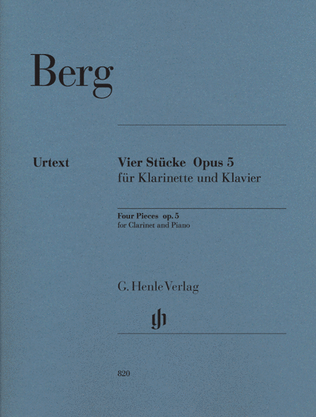Alban Berg : Four Pieces for Clarinet and Piano Op. 5