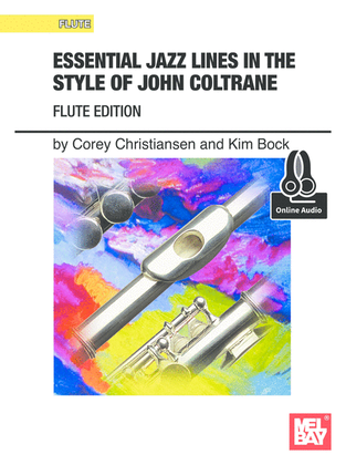Book cover for Essential Jazz Lines in the Style of John Coltrane, Flute