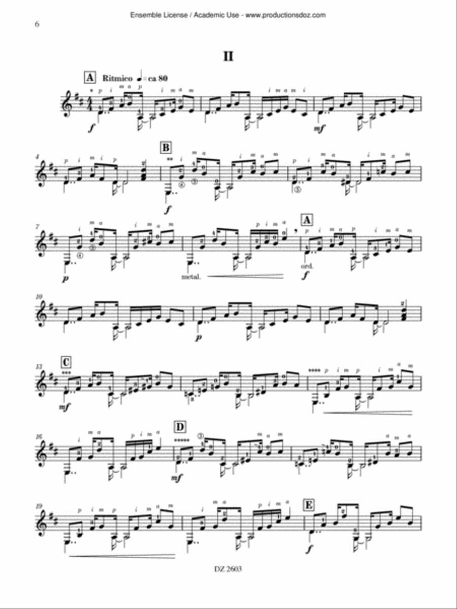 Comme des études..., vol. 1 Classical Guitar scores gallery preview page 6
