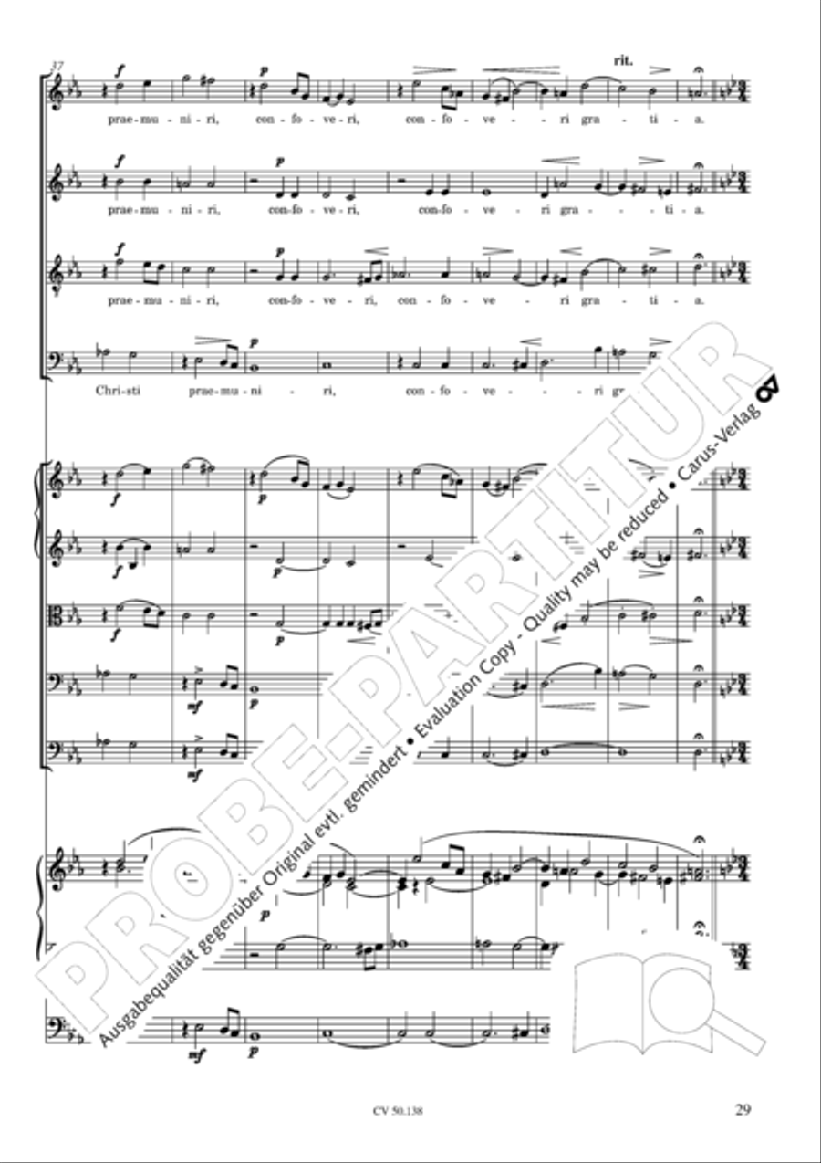 Stabat Mater in G minor 4-Part scores gallery preview page 30