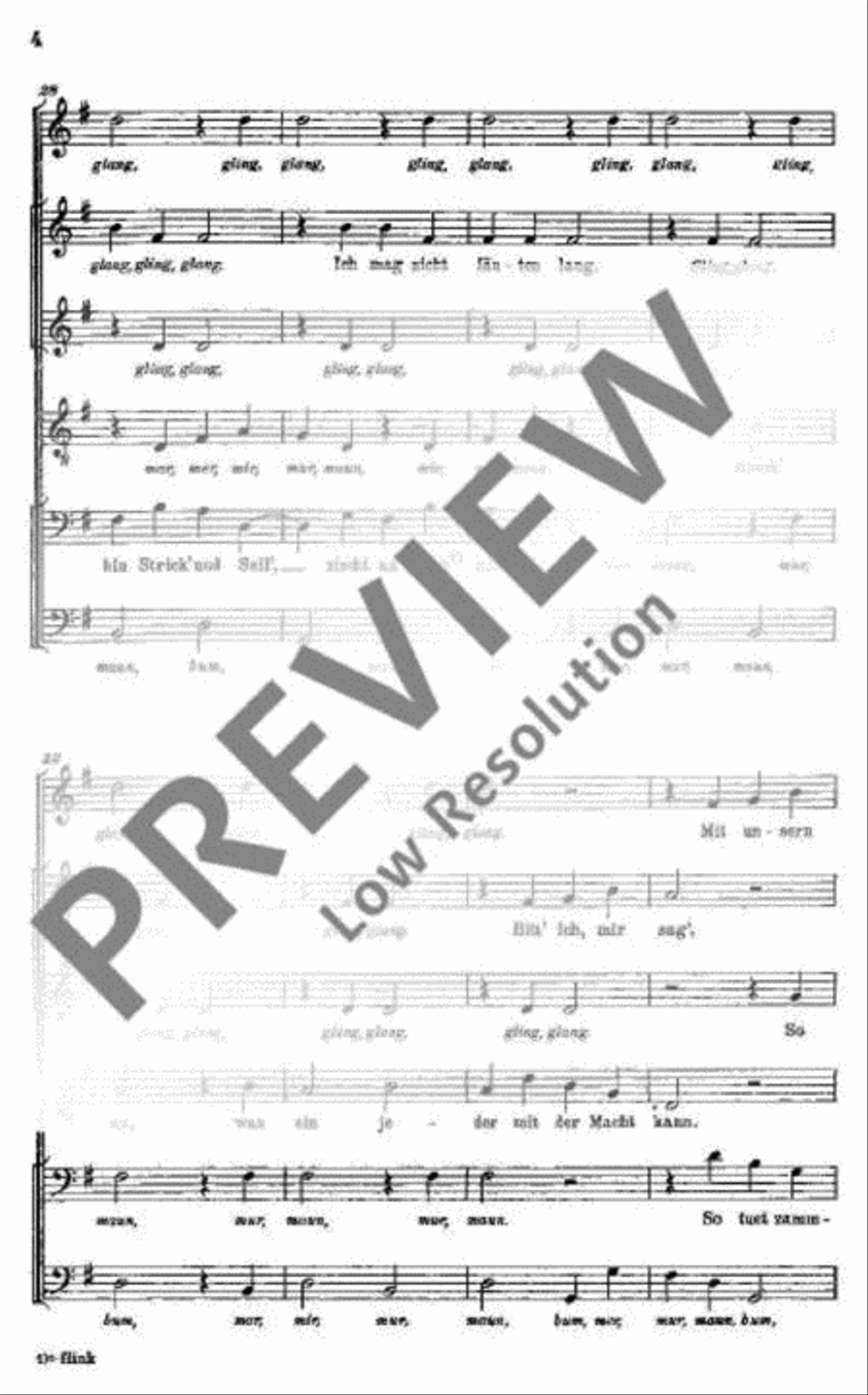 Das G'läut zu Speyer Das G'läut zu Speyer Mixed Choir scores gallery preview page 7