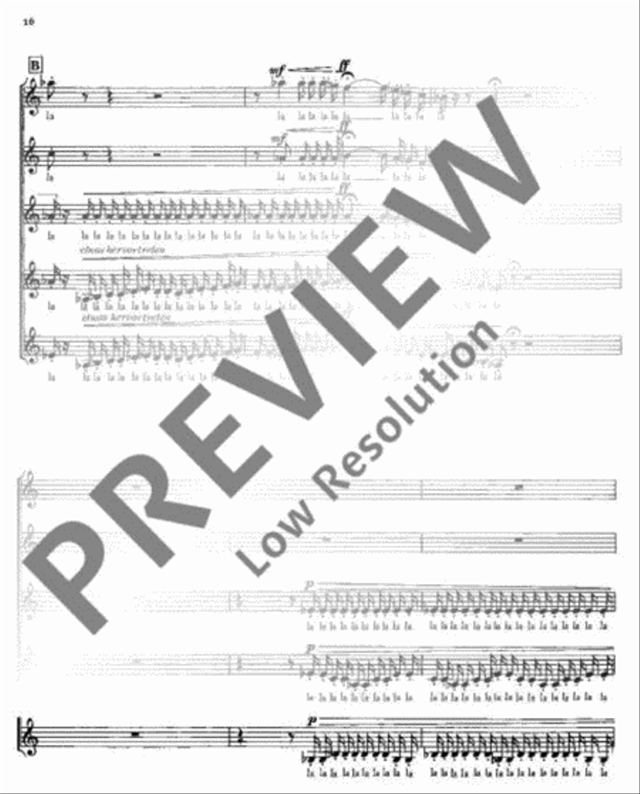Drei französische Chöre Mixed Choir scores gallery preview page 17