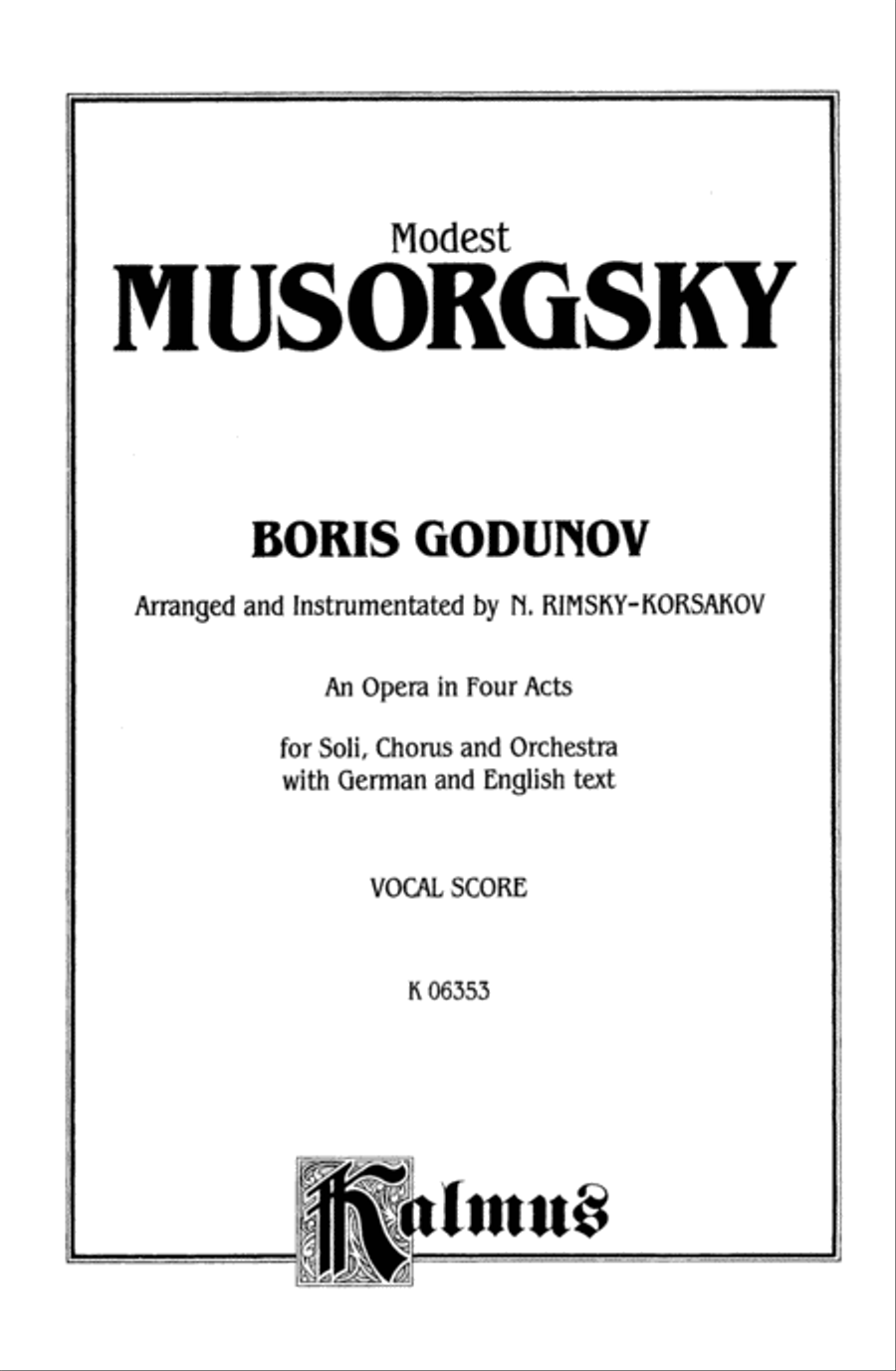 Boris Godunov