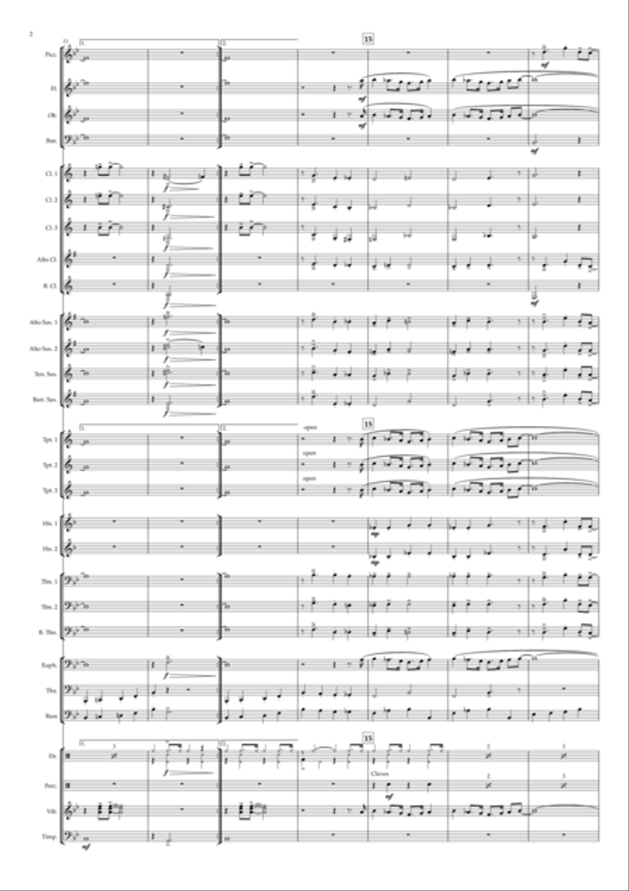 Satin Doll Concert Band scores gallery preview page 2