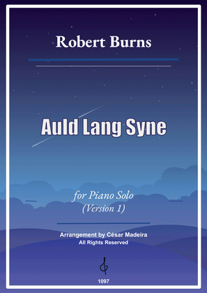 Auld Lang Syne - Piano Solo (Full Score)