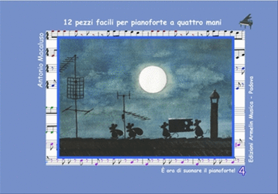 12 Pezzi Facili Piano Duet scores gallery preview page 1