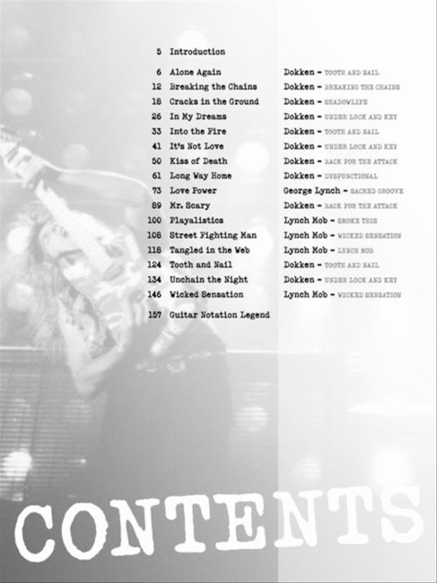Best of George Lynch Electric Guitar scores gallery preview page 3