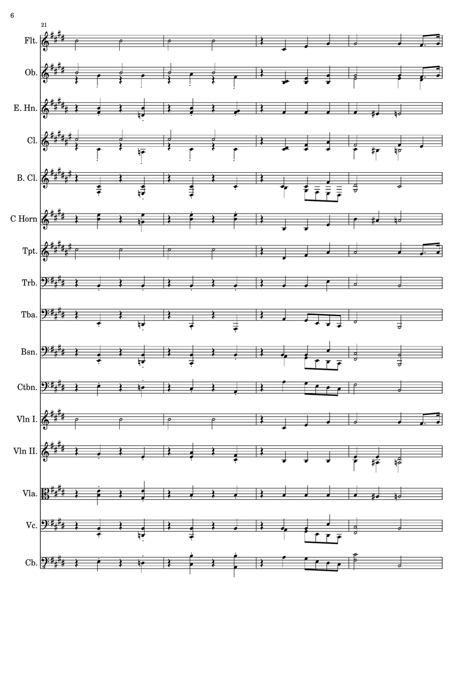 Consolation No.1 in E Major - Score Only Chamber Orchestra scores gallery preview page 6