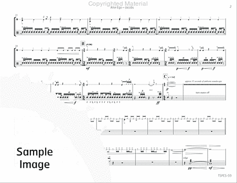 Alter Ego Percussion scores gallery preview page 6
