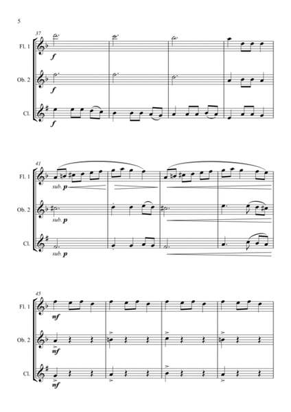 Carol of the Bells (Ukrainian Bell Carol) - Woodwind Trio image number null