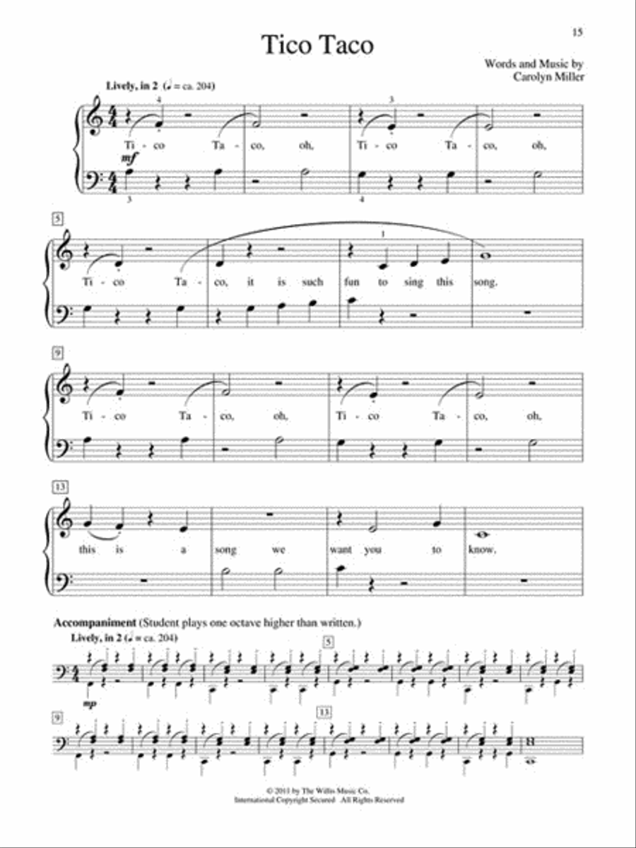 Take a Bow! Book 1 Take a Bow! Book 1 Easy Piano scores gallery preview page 5