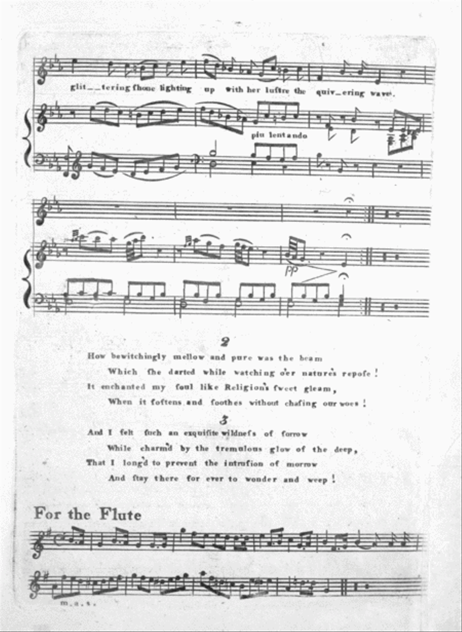 Moonlight at Sea Flute scores gallery preview page 2