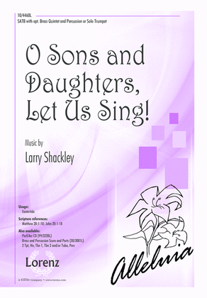 Book cover for O Sons and Daughters, Let Us Sing!