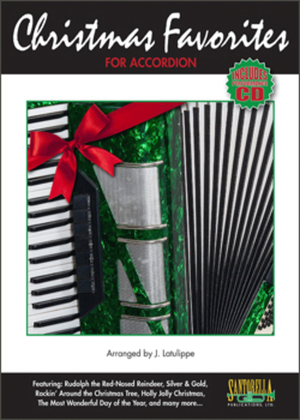 Book cover for Christmas Favorites for Accordion with Performance CD