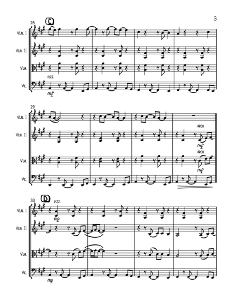 Stand By Me String Trio scores gallery preview page 3