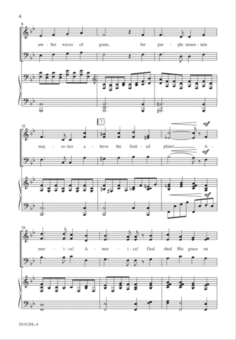 America America 3-Part scores gallery preview page 4