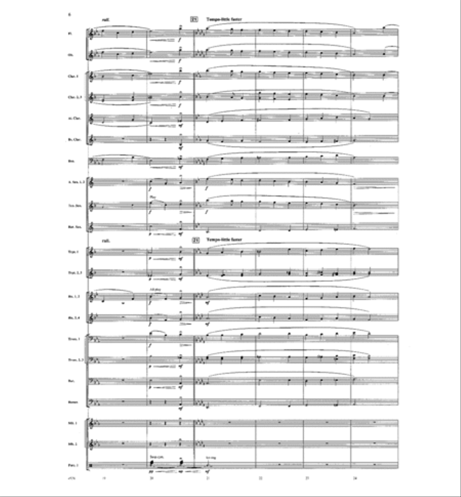 Midnight in Bethlehem Concert Band scores gallery preview page 5
