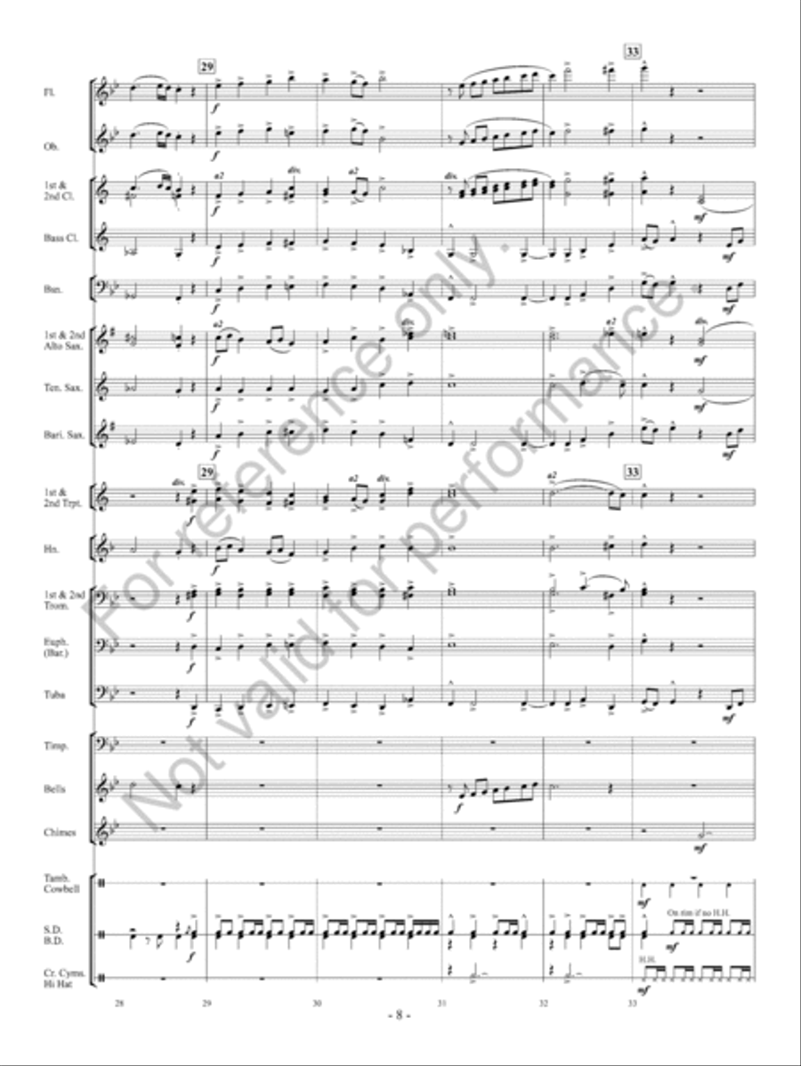 O Come All Ye Faithful O Come All Ye Faithful Concert Band scores gallery preview page 9
