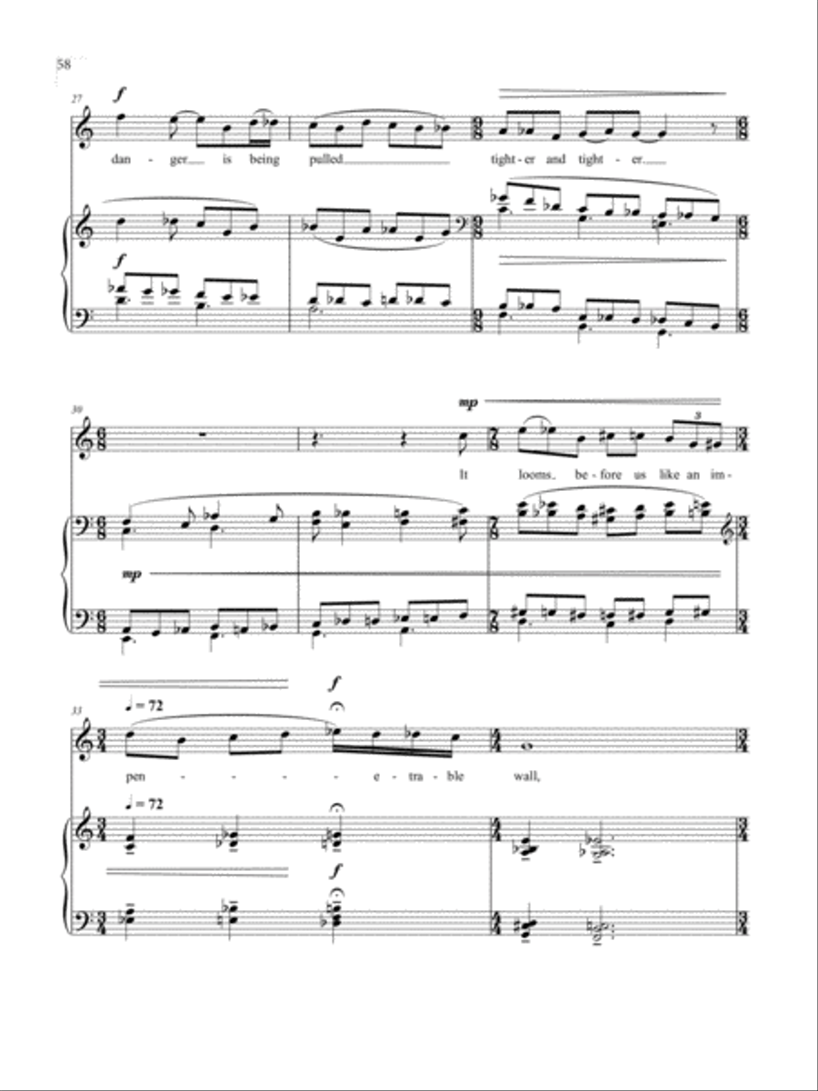 Patch of Blue Sky Soprano Voice scores gallery preview page 5