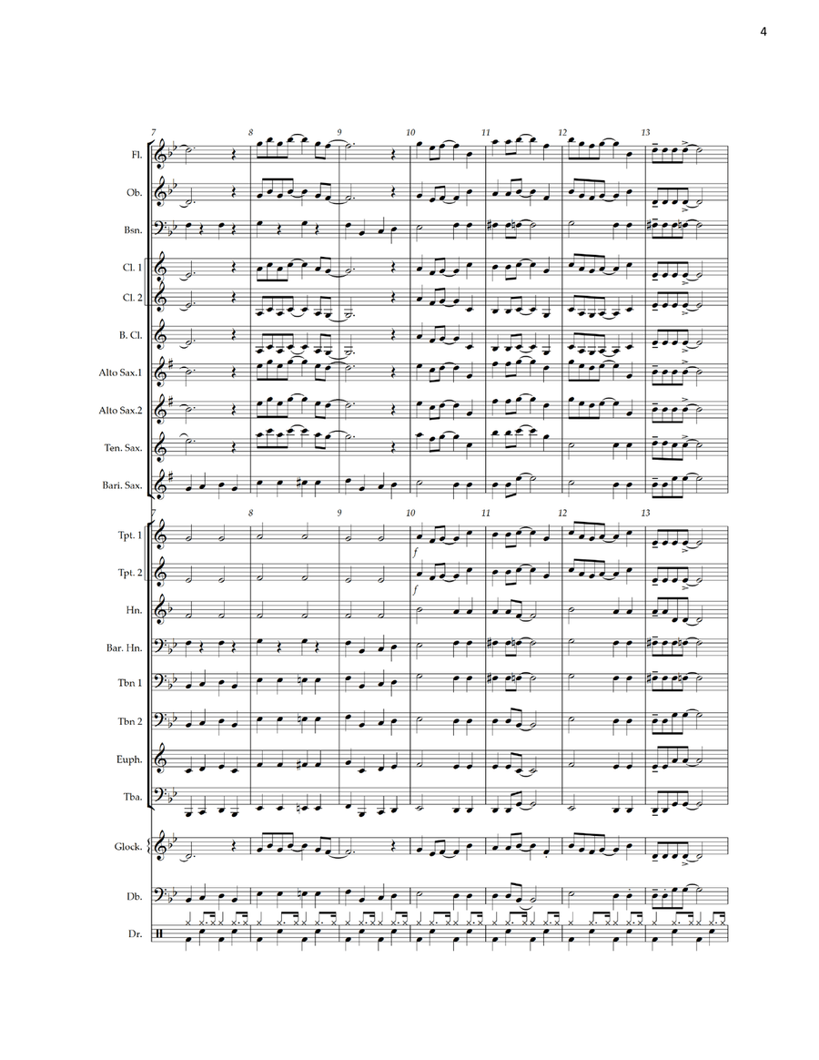 You've Got A Friend In Me Concert Band scores gallery preview page 4