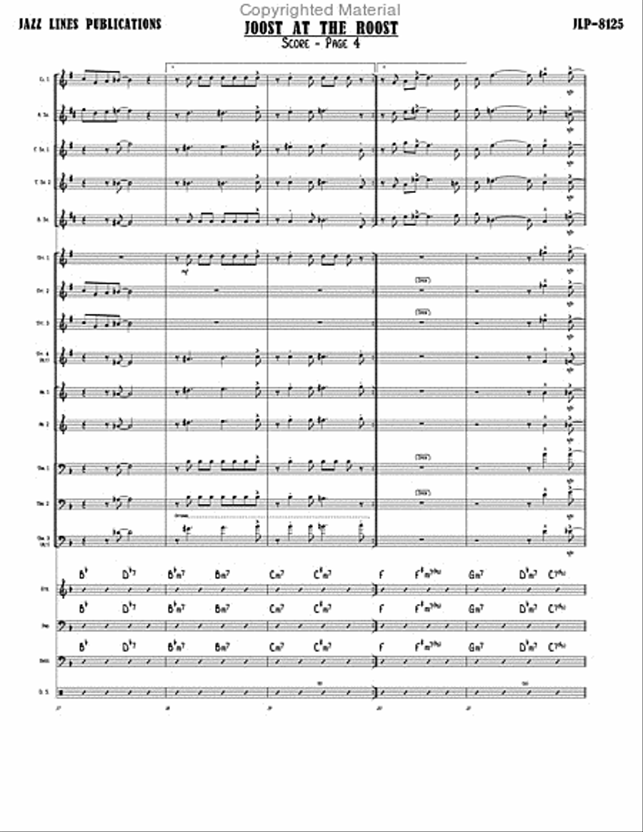 Joost At The Roost Big Band scores gallery preview page 7