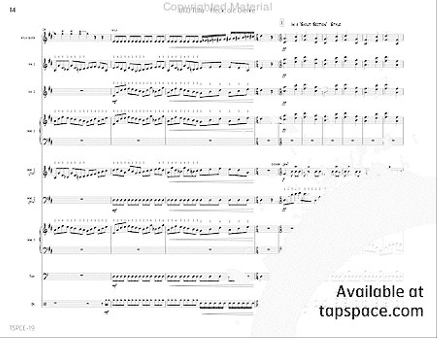 UFO Tofu UFO Tofu Percussion Ensemble scores gallery preview page 19