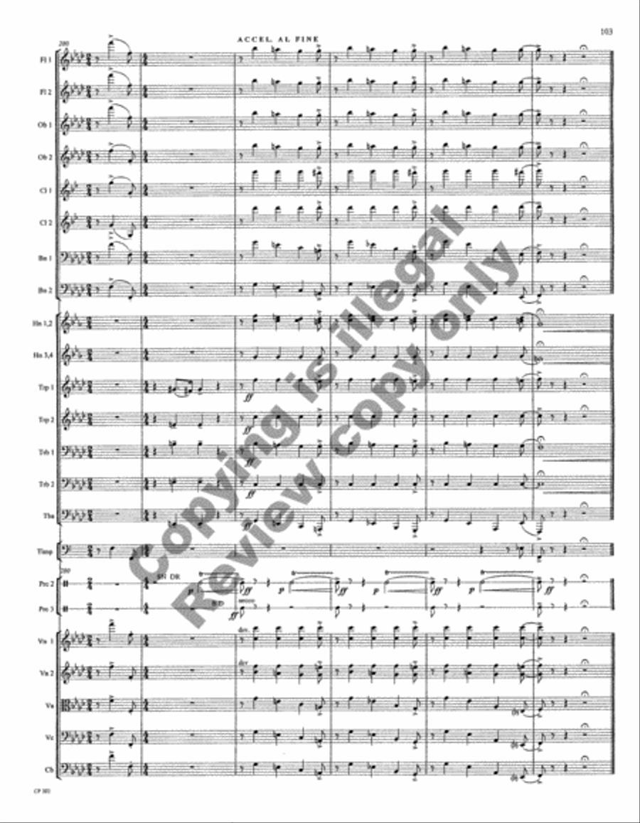 Symphony No. 1 Full Orchestra scores gallery preview page 205
