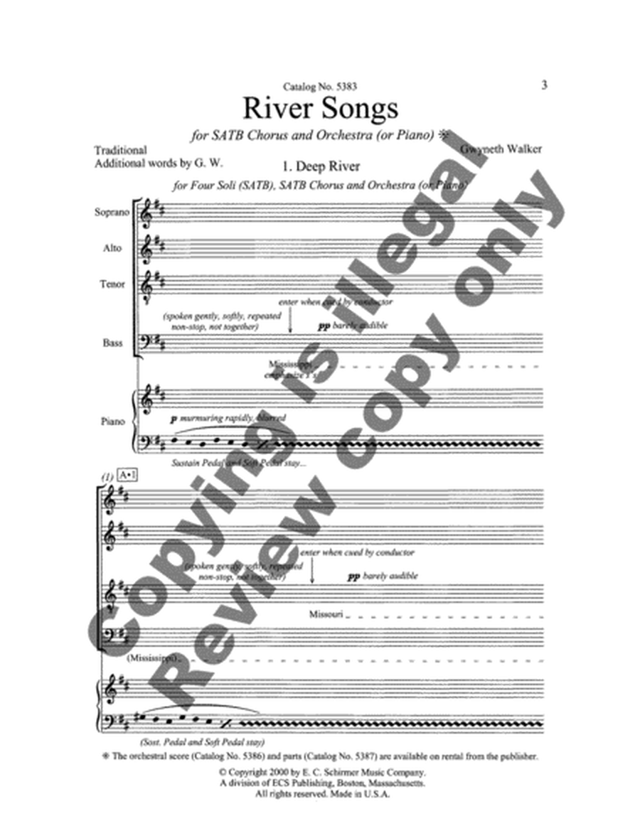 River Songs: 1. Deep River image number null
