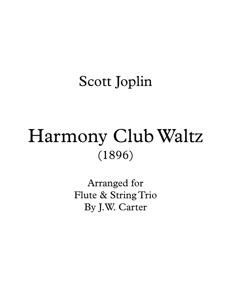 Harmony Club Waltz (1896) image number null