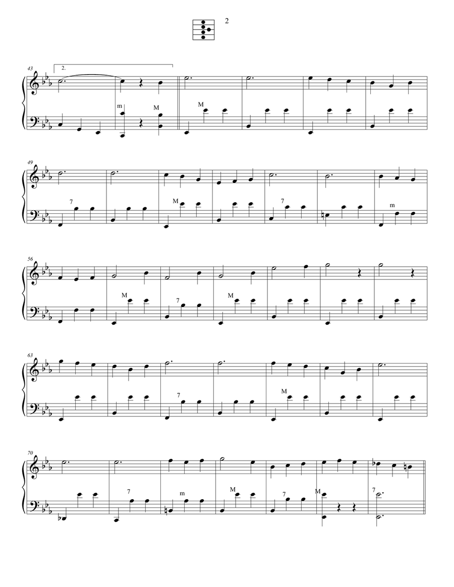 Second Waltz Cinderella Theme Accordion scores gallery preview page 2