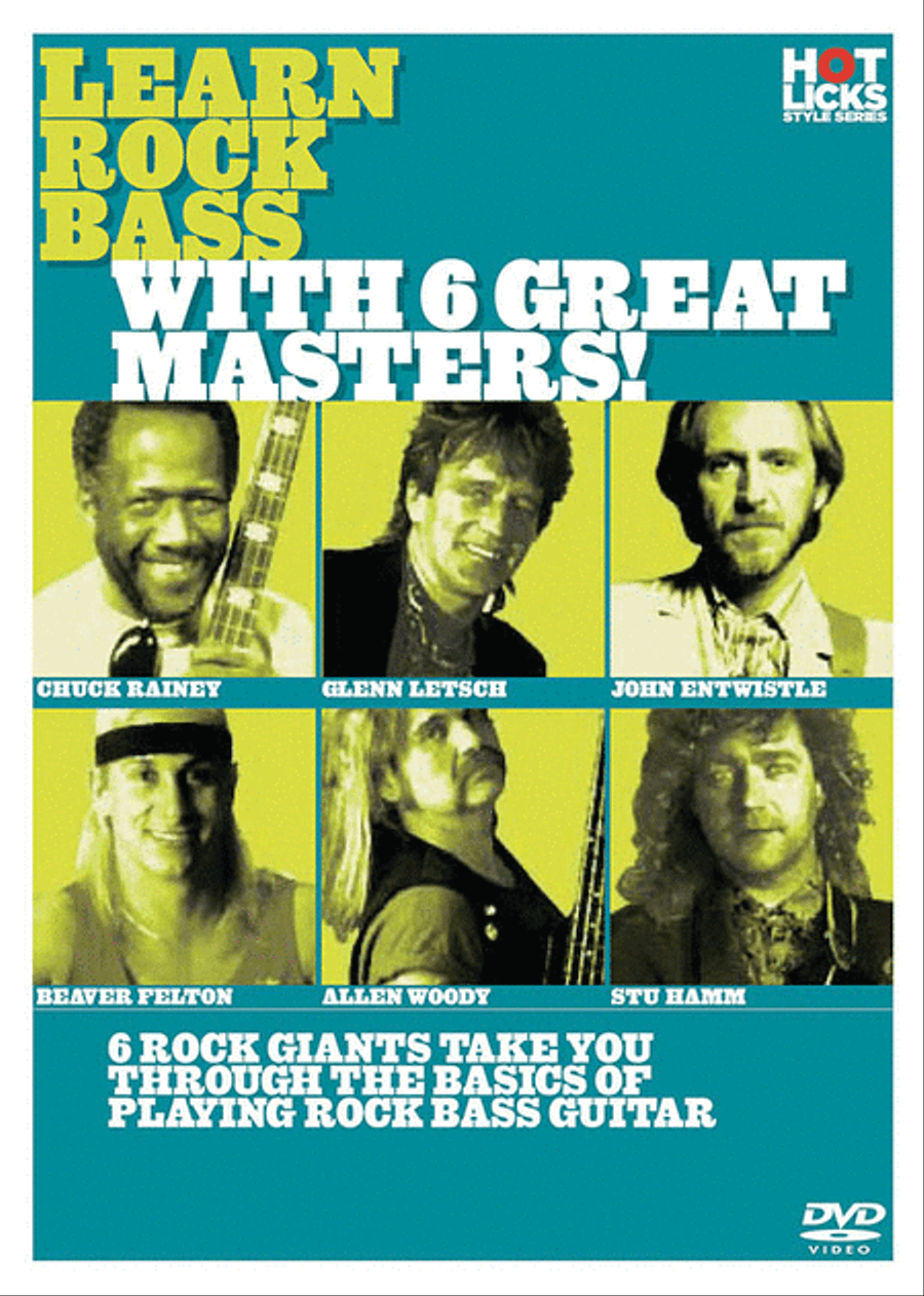 Learn Rock Bass with 6 Great Masters! Bass Guitar scores gallery preview page 1