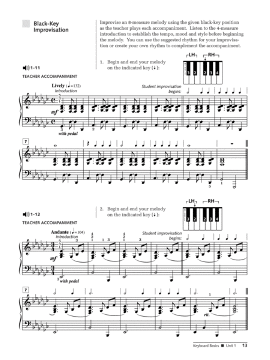 Alfred's Group Piano for Adults Student Book, Book 1 Piano Method scores gallery preview page 3