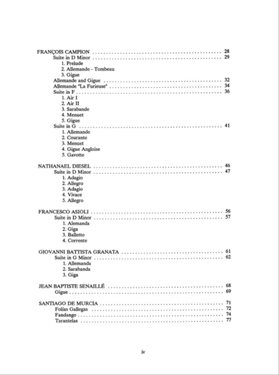 Treasures of the Baroque Volume Two Acoustic Guitar scores gallery preview page 5