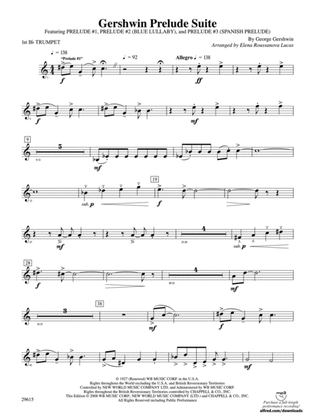 Gershwin Prelude Suite: 1st B-flat Trumpet