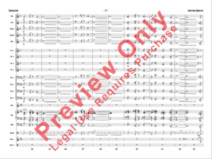 Hunting Wabbits Jazz Ensemble scores gallery preview page 44