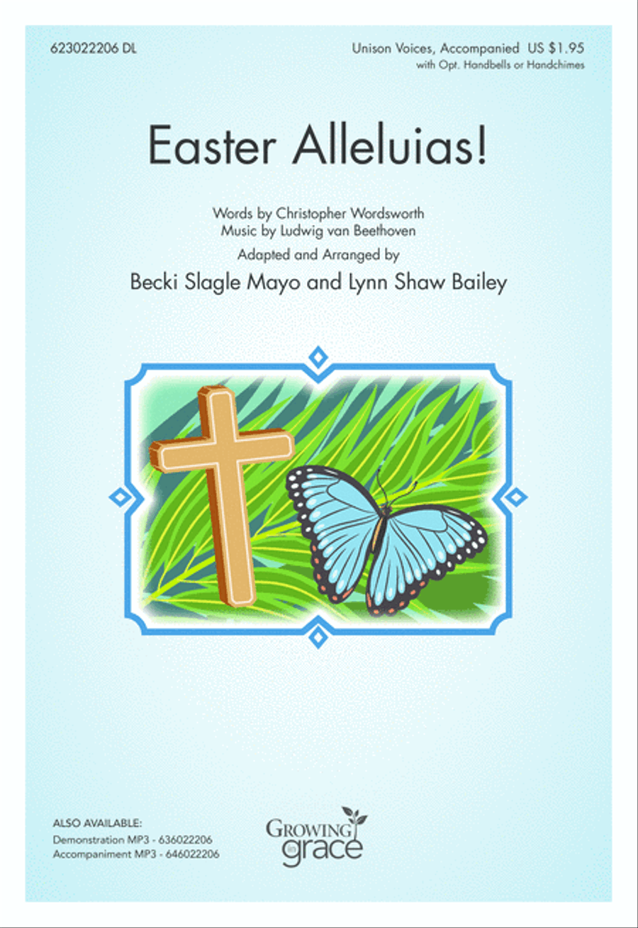 Easter Alleluias! Easter Alleluias! Unison Choir scores gallery preview page 1
