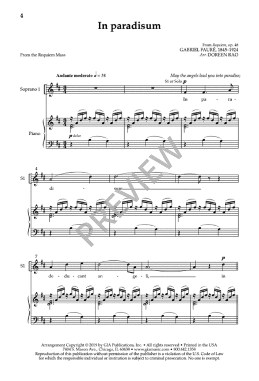In paradisum SSAA scores gallery preview page 5