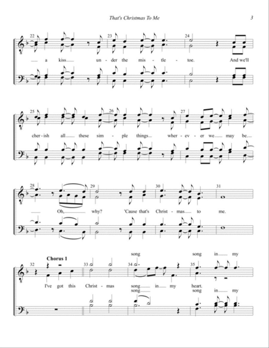 That's Christmas To Me TTBB scores gallery preview page 3