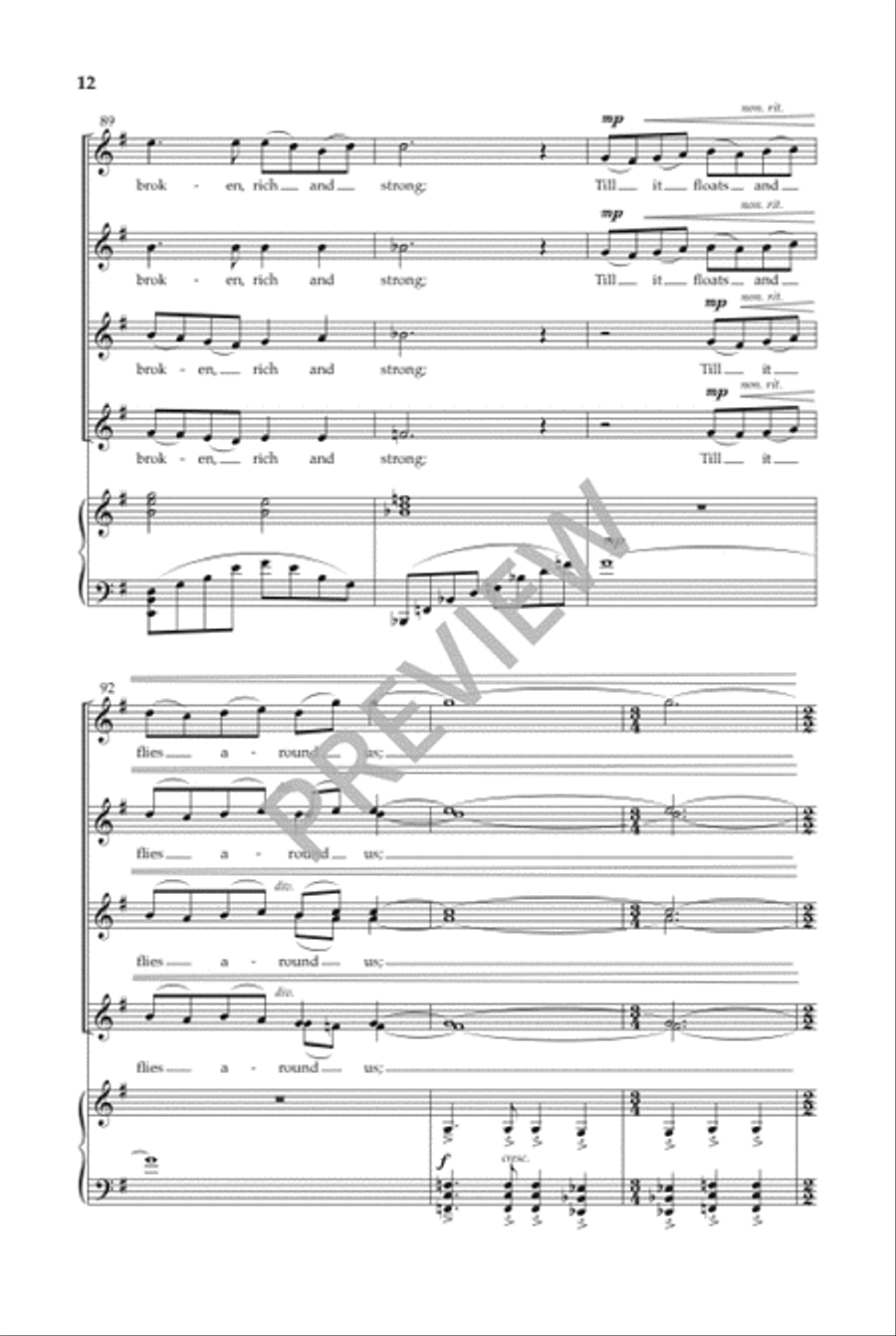 Universal Song Universal Song SSAA scores gallery preview page 13