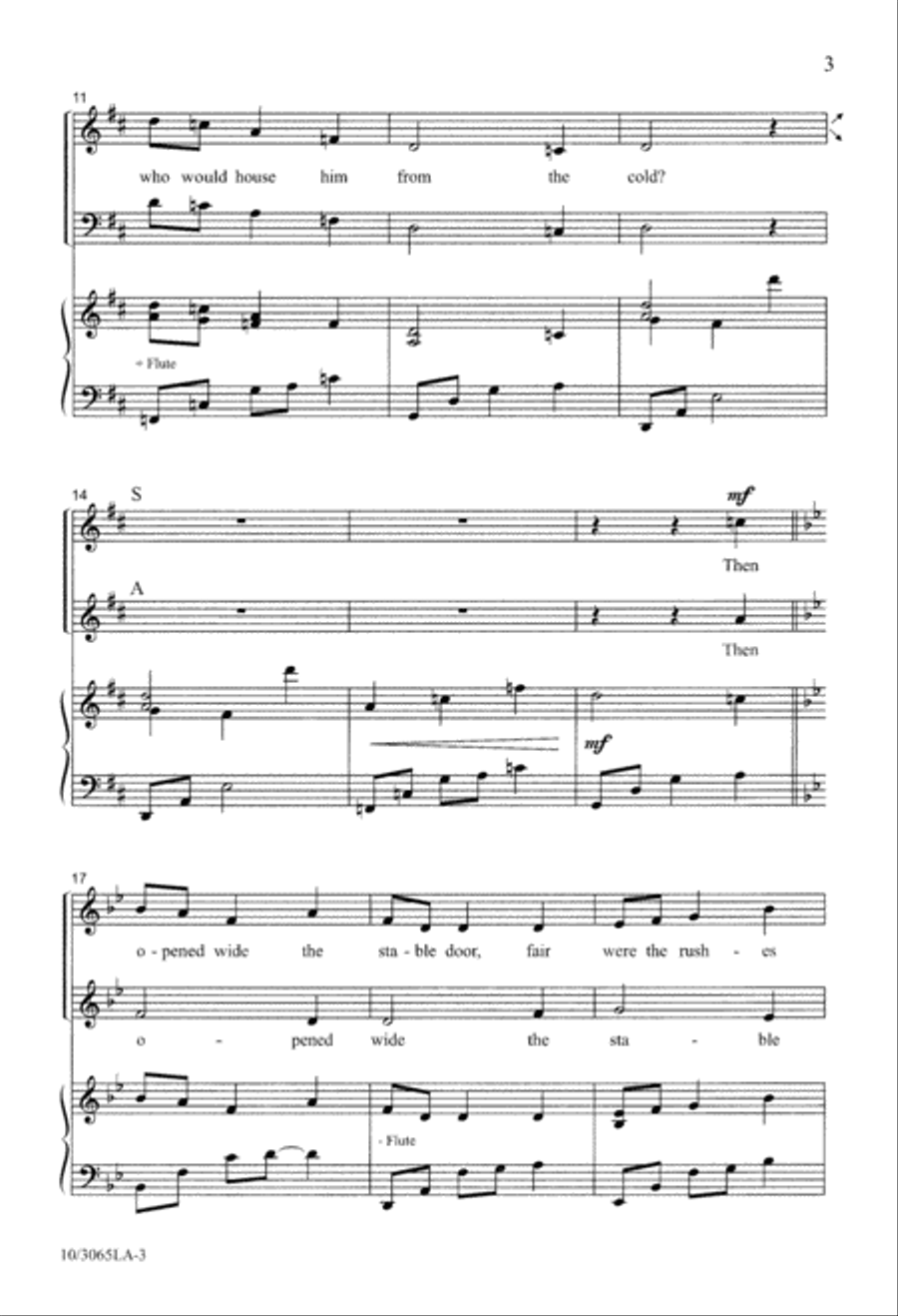 Little Jesus 4-Part scores gallery preview page 3