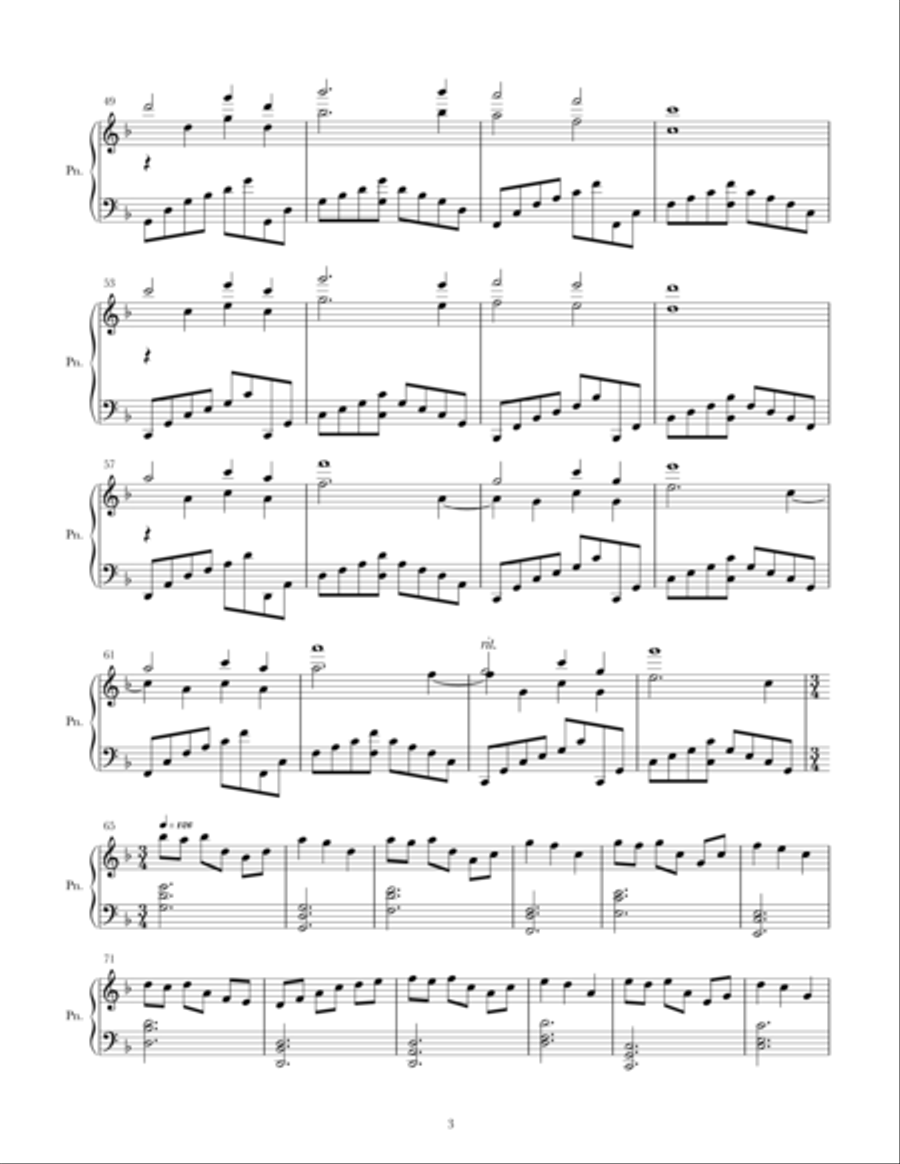 Into the Light Into the Light Piano Solo scores gallery preview page 3